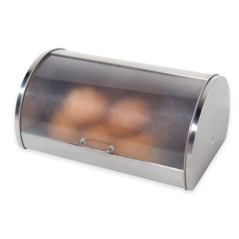 Oggi Stainless Steel Bread Box and Food Storage Container Set